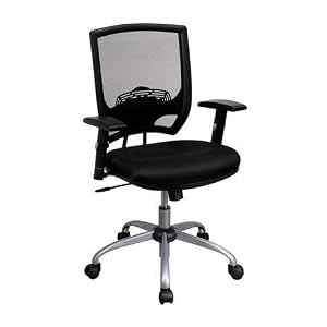Office Star Work Smart Mesh Back Desk Chair with Arms EM503276-3 by Office Star