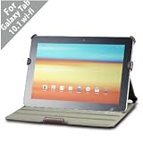 Acase Samsung GALAXY Tab 10.1 High Quality Premium Slim Leather Case Folio with built-in Stand for Samsung GALAXY Tab 10.1 Wi-Fi Only (Brown)