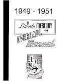 1949 1950 1951 LINCOLN MERCURY Shop Service Manual