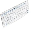 Rapoo Blade Series Compact Bluetooth Tastatur f�r Apple iPad wei�