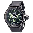 Invicta Men's Signature Collection Russian Diver Black Ionic-Plated Chronograph Watch #7182