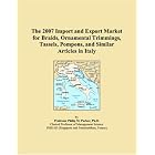 Click here to buy The 2007 Import and Export Market for Braids, Ornamental Trimmings, Tassels, Pompons, and... by Parker, Philip M..