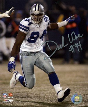 DeMarcus Ware signed Dallas Cowboys 16X20 Photo