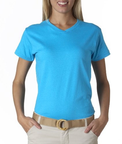 Ladies' Short-Sleeve V-Neck Tee
