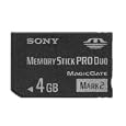 Sony 4 GB Memory Stick PRO Duo Flash Memory Card MSMT4G