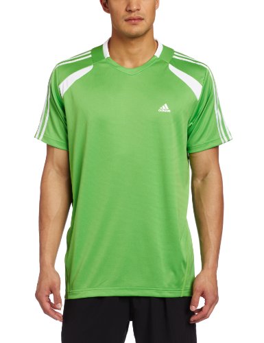 adidas Men's RESPONSE Tee (Intense Green, White/ 2X-Large)