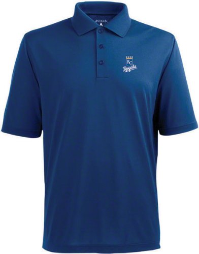 Kansas City Royals Classic Pique Xtra Lite Polo Shirt (Team Color) - XXX-Large