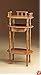 Traditional Oak Finish Wood Phone Stand/Side Table Furniture