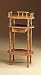 Kitchen & Housewares : Traditional Oak Finish Wood Phone Stand/Side Table Furniture