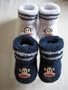 Small Paul Frank Booties 0-12 Months Girl Boy Baby Infant with Small Paul Sign Sock 2 PCS One Set New White/navy, Red/pink and Light Blue/navy