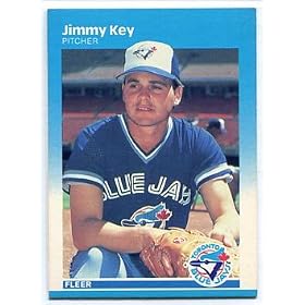�yMLB�J�[�h�z Jimmy Key - 1987 Fleer #232