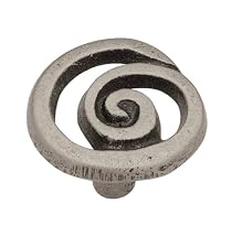 Liberty Hardware P17012V-PEW-C7 35mm Single Swirl Knob