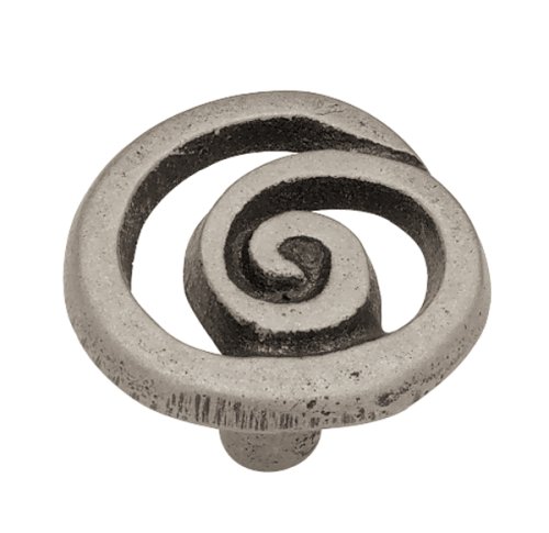 Liberty Hardware P17012V-PEW-C7 35mm Single Swirl Knob