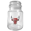 Chicago Bulls NBA 31oz Glass Candy Jar - Primary Logo by Great American Products