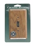 Jackson Deerfield #901L Oak Toggle Wall Plate
