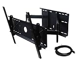 VideoSecu Articulating Swivel Tilting TV Wall Mount for 32 to 60 TV LCD Plasma Black Steel with Free 7 HDMI CABLE Long Extension arm 26 inch MW370B 41tAjxplotL. SL160 VideoSecu Articulating Swivel Tilting TV Wall Mount for 32 to 60 TV LCD Plasma Black Steel with Free 7 HDMI CABLE Long Extension arm 26 inch MW370B