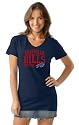 Buffalo Bills Women's Tri Blend V Neck T-Shirt- by Alyssa Milano