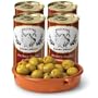 4-Pack - Anchovy Stuffed Olives by La Tienda