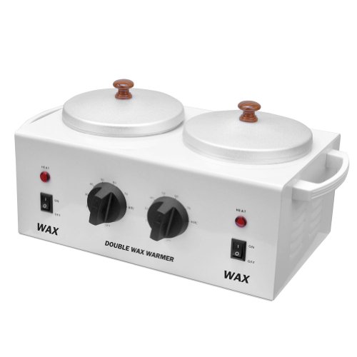 DOUBLE Wax Warmer Electric Heater Dual Parrafin Hot Facial Skin Equipment SPA