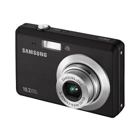 Samsung ES55 Digital Camera - Black (10MP, 3x Optical Zoom) 2.5 inch LCD