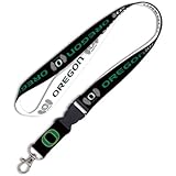 University of Oregon Ducks "Winged Logo" NCAA College Sports Team Detachable Lanyard with Key Ring