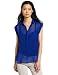 Robbi & Nikki Women's Sleeveless Basic Shirt, Royal, X-Small