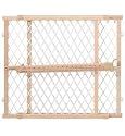 Evenflo 528 Position & Lock Gate- Clear Wood-White Mesh