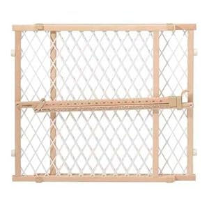Evenflo Position & Lock Gate, Clear Wood/White Mesh, Part No. G202 