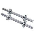 Sunny Health&Fitness STDBH-14 Chrome Dumbbell Bar, 14-Inch, Sold as Pair