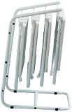 Table-Mate II 4-Pack Folding Table with Storage Rack