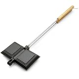 Old Mountain Pre Seasoned 10125 Double Pie Iron, 28 1/2 Inch Long