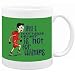 Being a Mortgage Banker is not for wimps Occupations Mug (Green, Ceramic, 11oz.)