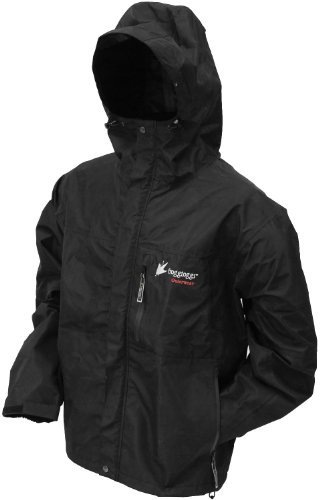 Frogg Toggs NT6601-01LG TOAD RAGE RAIN JKT BLK LG On Sale