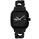 Diesel Women's Black Ion-Plated Stainless Steel Chain Link Watch #DZ5181