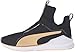 PUMA Women's Fierce Cross-Trainer Shoe, Puma Black/Gold, 8.5 M US