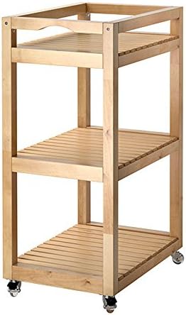 Molger Multipurpose Storage Cart with Caster - Birch