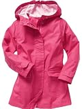 41tB0ZkUf3L. SL160  Gap Girls English Rose Hooded Rain Jacket