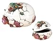 Double Dragon Hatching Trinket Box - Cold Cast Resin - 3.25'' Height