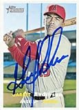 Garret Anderson Autographed / Signed 2006 Topps No.374 Los Angeles Angels Baseball Card