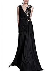 A-line Beaded Sleeveless Scoop Neck Satin Cocktail Floor Length Homecoming Dress/Pageant Dress/Prom Dress/Party Dress/Wedding Dress 