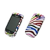 Multi Colored Zebra Design Snap-On Cover Case for Blackberry Torch 9800