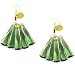 Anna Lou Olive Green Lucite Earrings