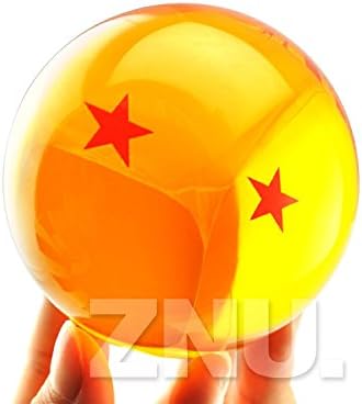 Dragon Ball Z - Dragon Ball 2 Star 7cm Crystal Ball 'ZNU Brand' Japan 300g 76mm