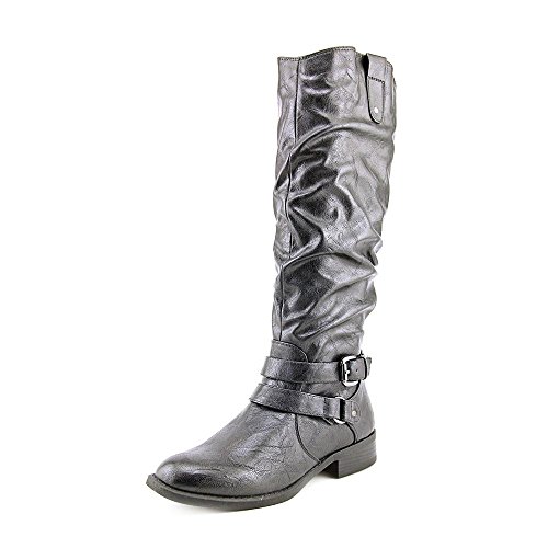 Modellista Laughter Womens Size 8 Black Faux Leather Fashion Mid-Calf Boots
