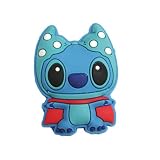 リロ＆スティッチ◎ラバータイプサンダルアクセ☆ディズニーサンダルバッジ通販☆【赤マント】