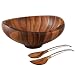 Nambe Butterfly Salad Bowl with Servers