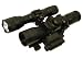 4x30 Tactical Scope AR15 Flat top riser tri-ring mount with strobe flashlight and laser sight