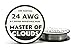 Kanthal & 20 pcs. Japanese Cotton - 100 ft 24 Gauge AWG A1 Round Wire 0.51mm A-1 24g