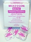 McKesson Towelette Ob Personal Hygiene Wipe Single Use - Box of 100 - Model 58-140