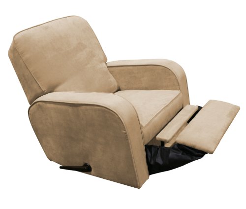 The Rockabye Glider Sunny Recliner, Micro Tan